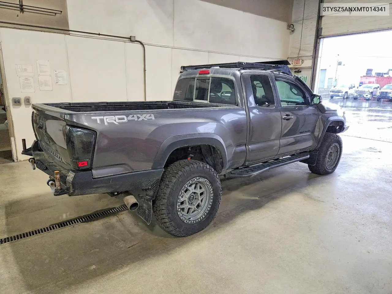 2021 TOYOTA TACOMA VIN 3TYSZ5ANXMT014341 — фото 3
