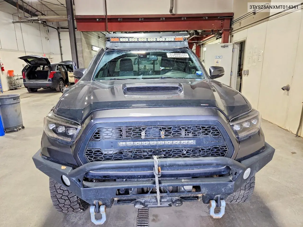 2021 TOYOTA TACOMA VIN 3TYSZ5ANXMT014341 — фото 5