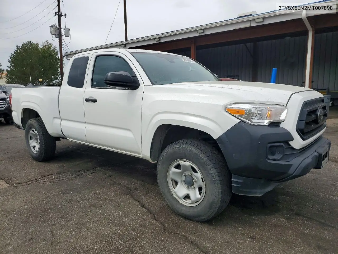 2021 TOYOTA TACOMA VIN 3TYSX5EN2MT007898 — фото 4
