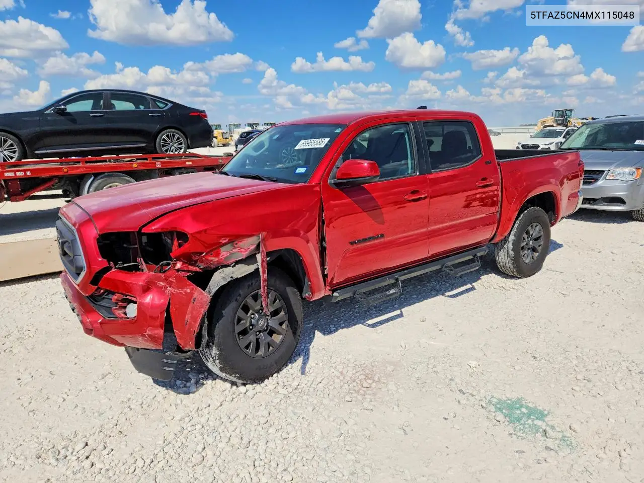 TOYOTA TACOMA 2021, VIN 5TFAZ5CN4MX115048
