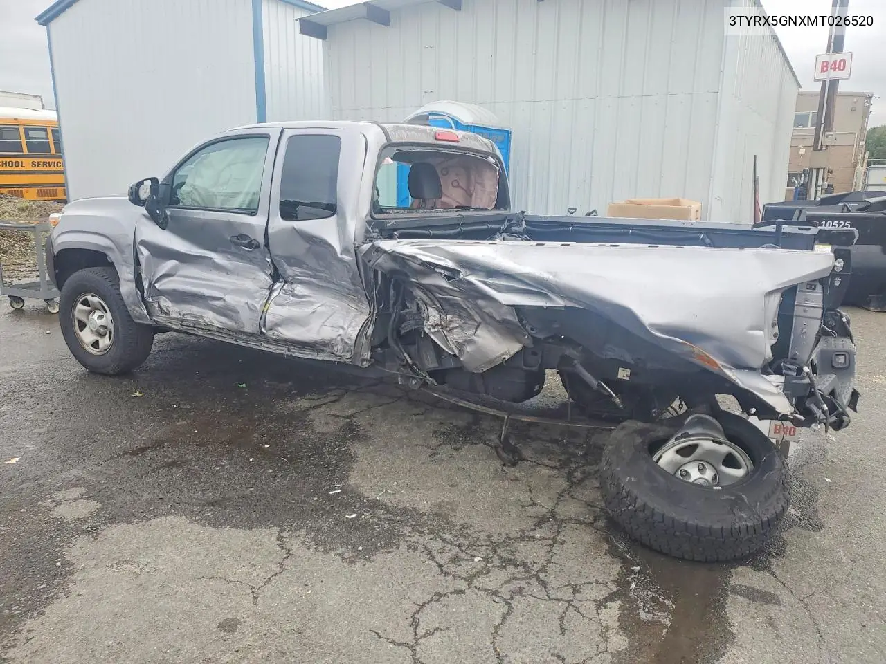 2021 TOYOTA TACOMA VIN 3TYRX5GNXMT026520 — фото 2