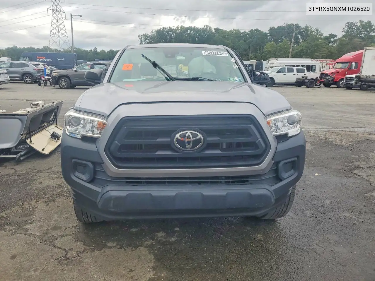 2021 TOYOTA TACOMA VIN 3TYRX5GNXMT026520 — фото 5