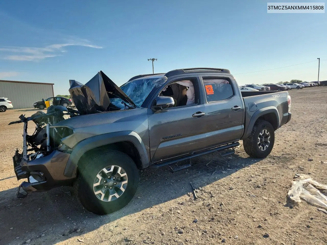 TOYOTA TACOMA 2021, VIN 3TMCZ5ANXMM415808