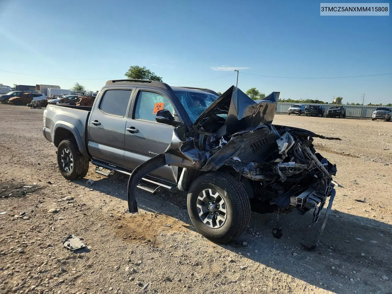 2021 TOYOTA TACOMA VIN 3TMCZ5ANXMM415808 — фото 4