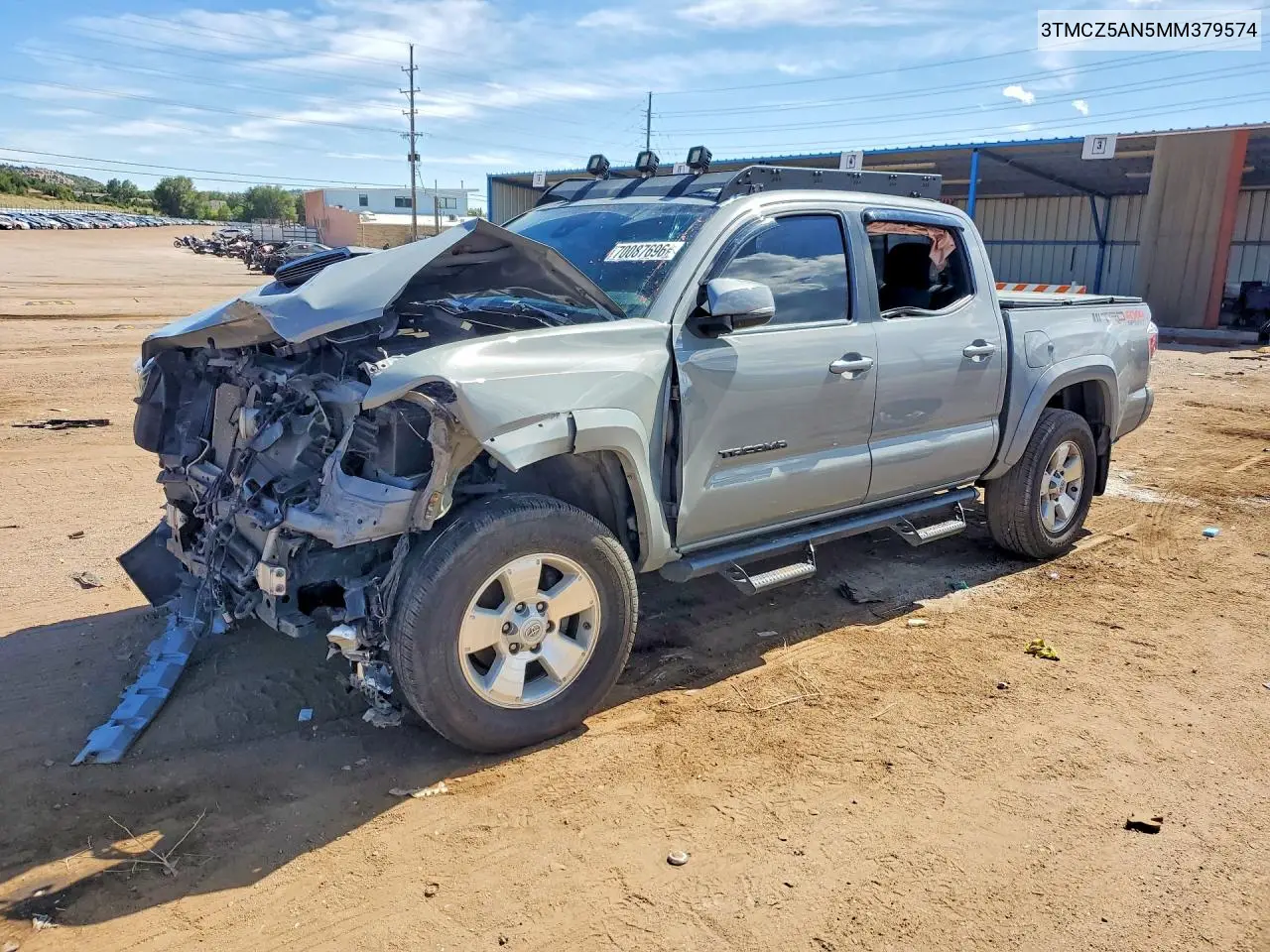 TOYOTA TACOMA 2021, VIN 3TMCZ5AN5MM379574