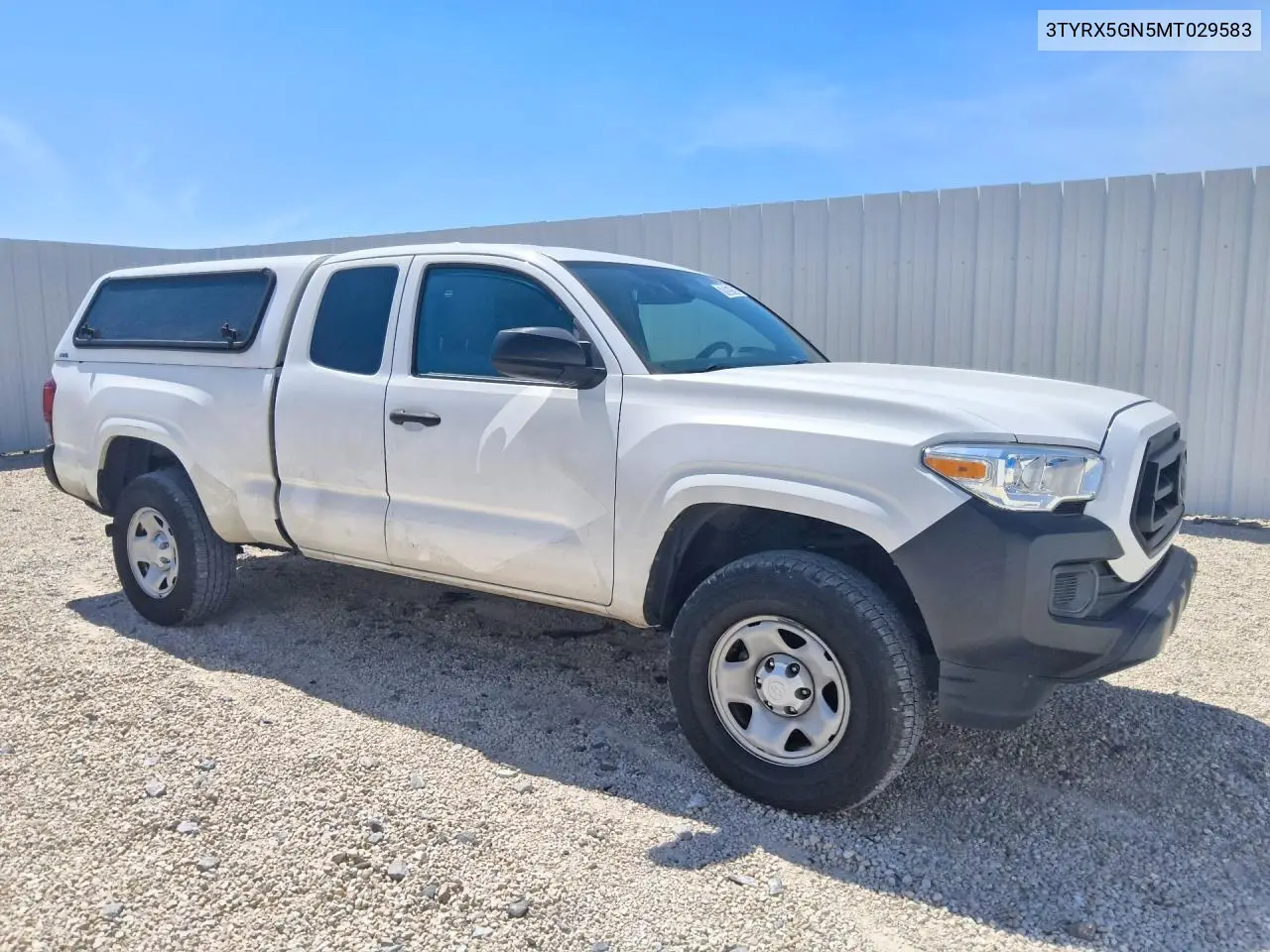 2021 TOYOTA TACOMA VIN 3TYRX5GN5MT029583 — фото 4