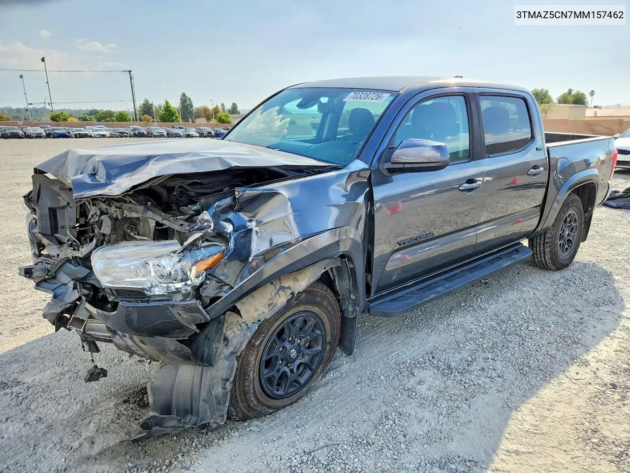 TOYOTA TACOMA 2021, VIN 3TMAZ5CN7MM157462