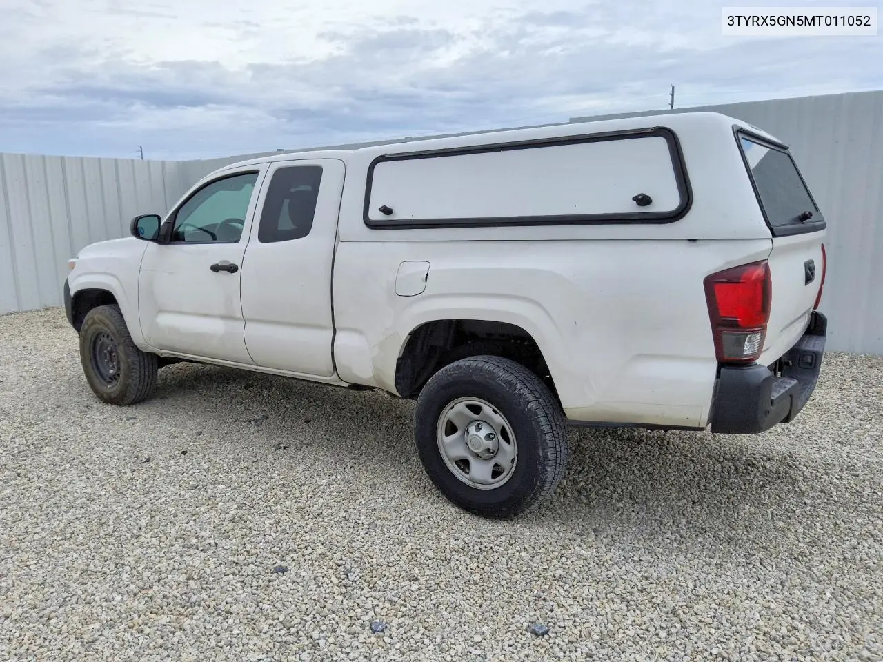 2021 TOYOTA TACOMA VIN 3TYRX5GN5MT011052 — фото 2