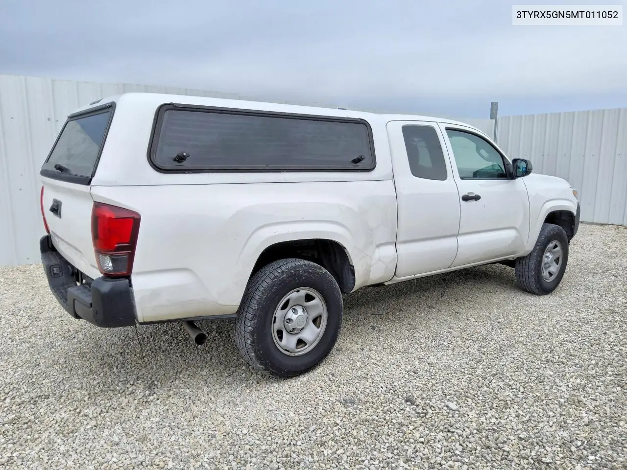 2021 TOYOTA TACOMA VIN 3TYRX5GN5MT011052 — фото 3