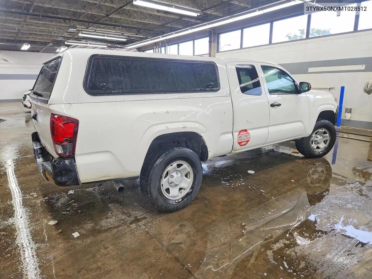 2021 TOYOTA TACOMA VIN 3TYRX5GNXMT028512 — фото 3