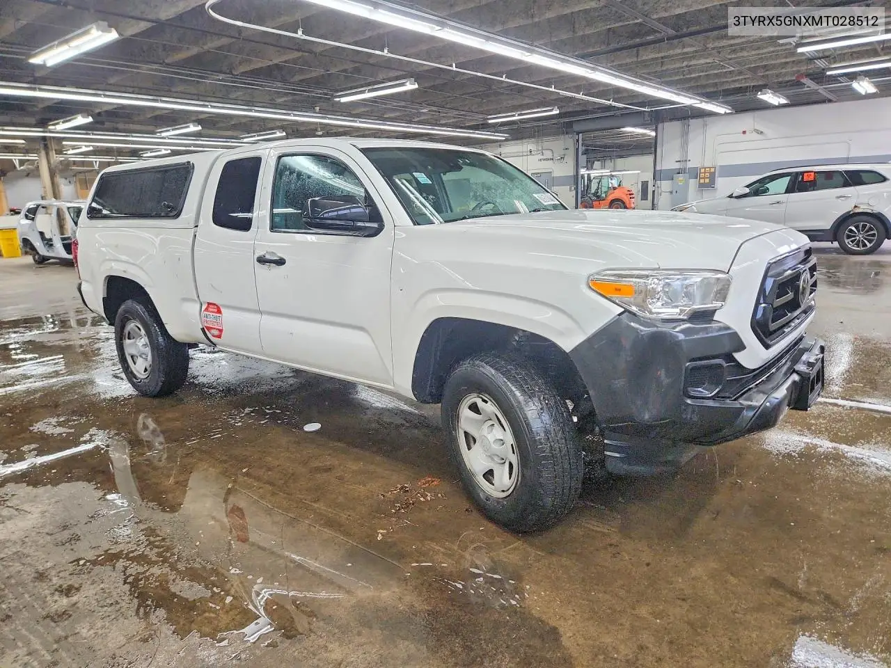 2021 TOYOTA TACOMA VIN 3TYRX5GNXMT028512 — фото 4