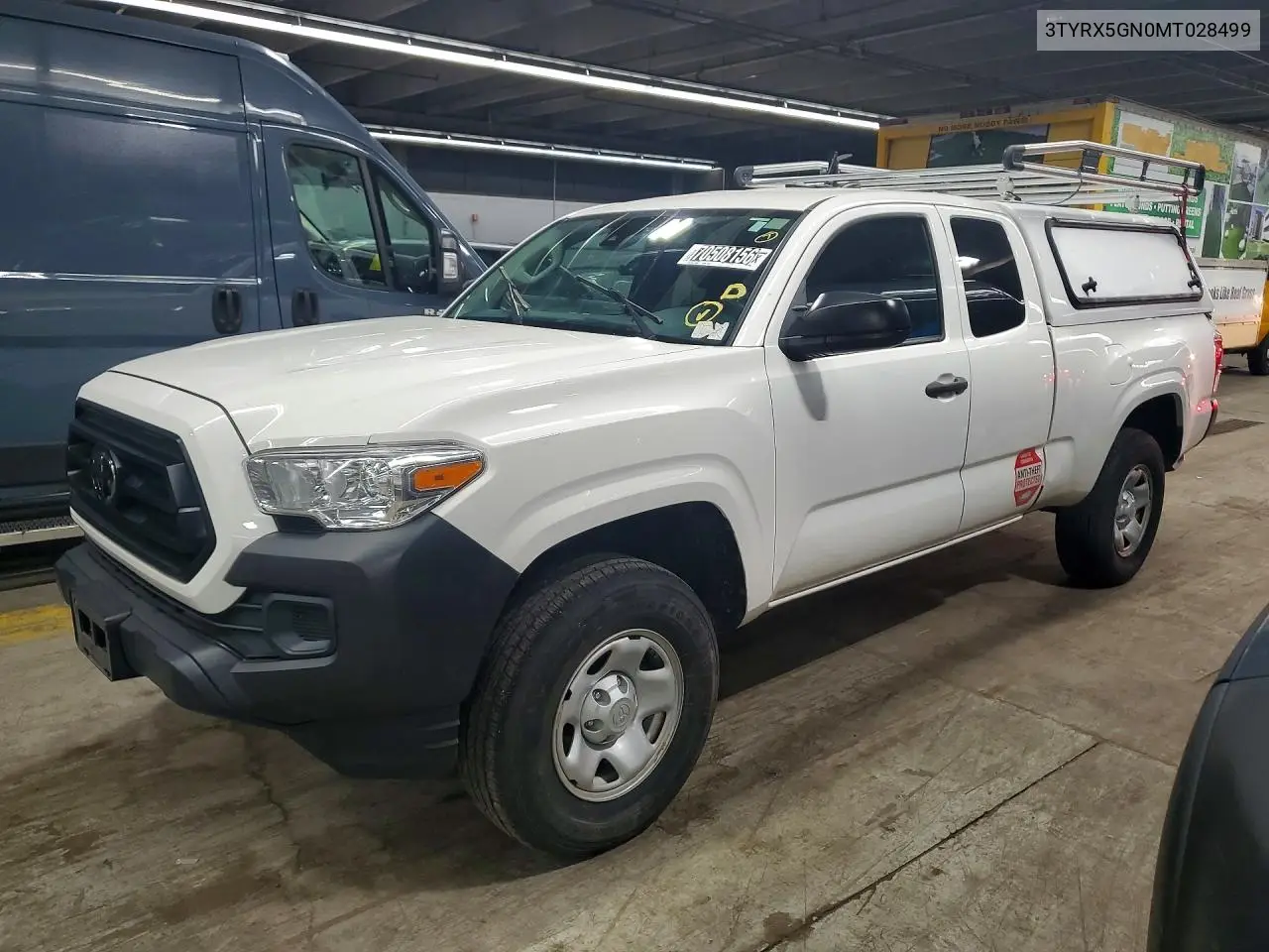 TOYOTA TACOMA 2021, VIN 3TYRX5GN0MT028499
