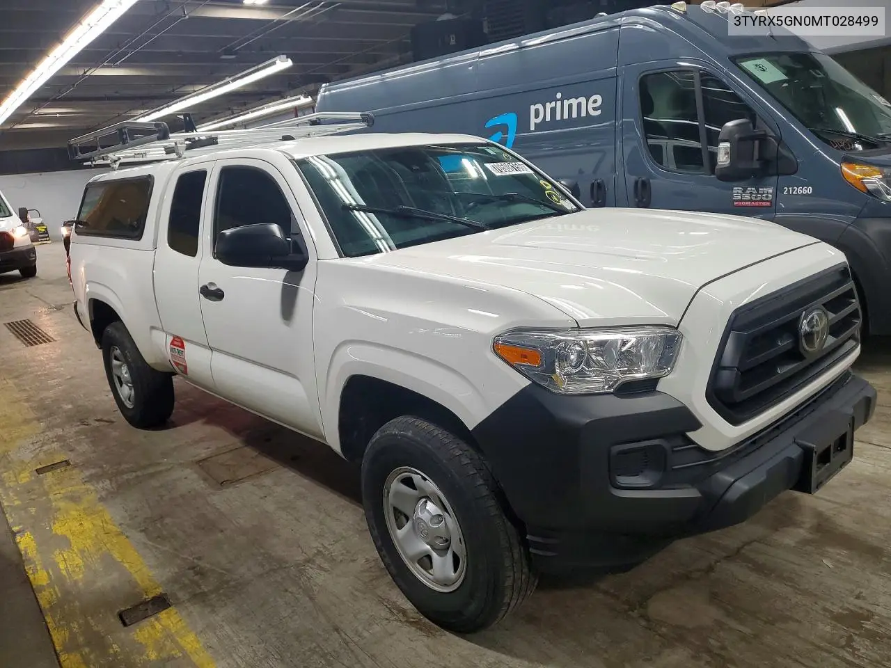 2021 TOYOTA TACOMA VIN 3TYRX5GN0MT028499 — фото 4