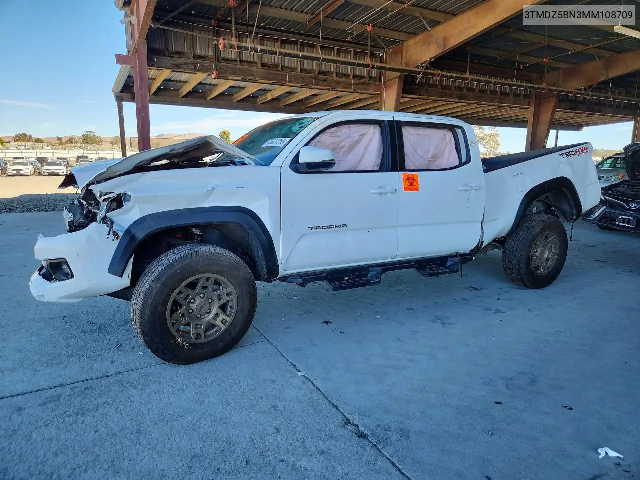 TOYOTA TACOMA 2021, VIN 3TMDZ5BN3MM108709