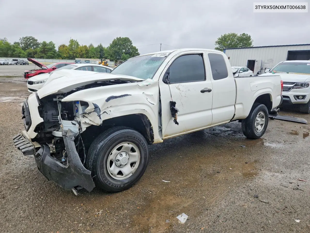 TOYOTA TACOMA 2021, VIN 3TYRX5GNXMT006638