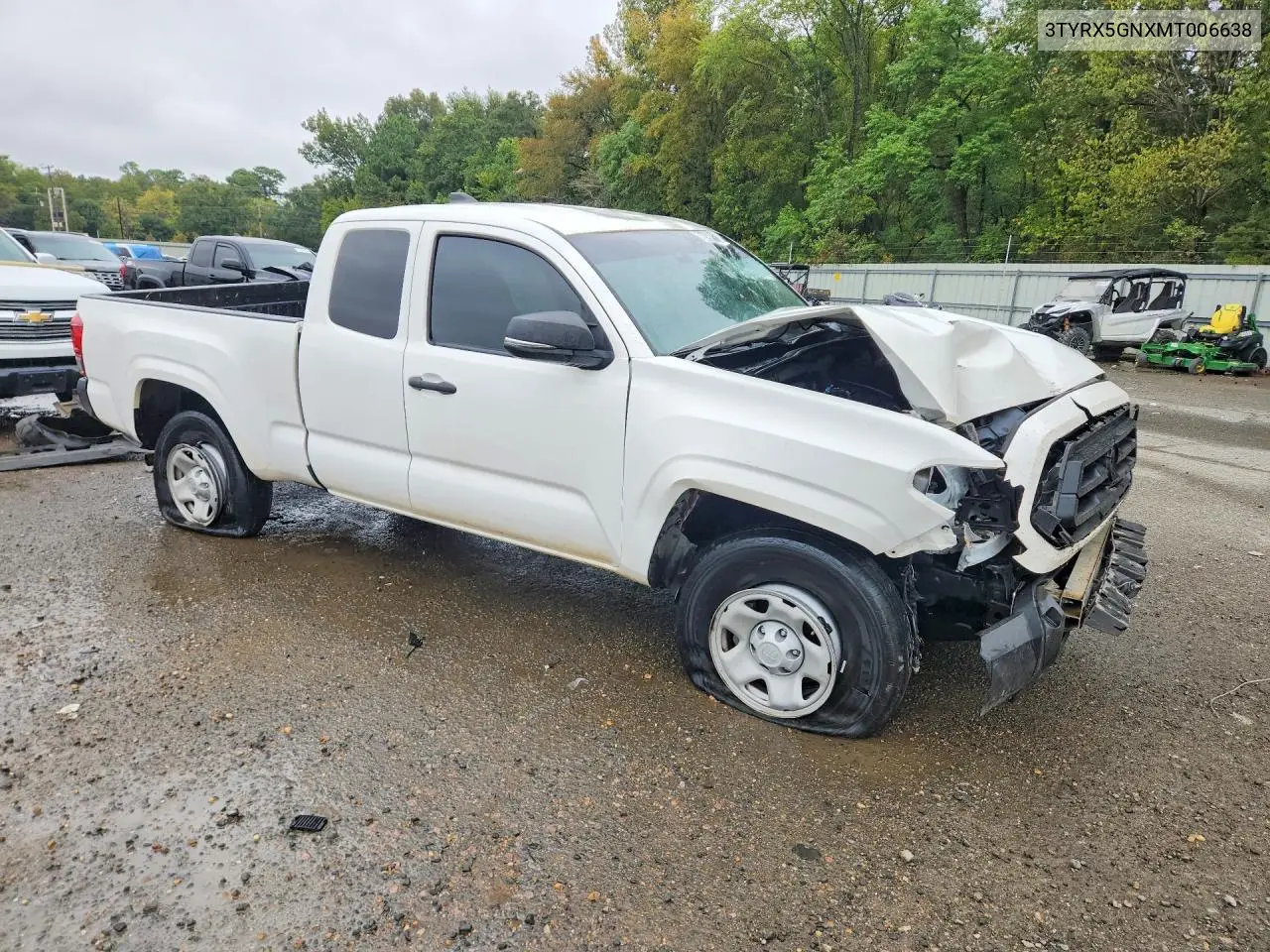 2021 TOYOTA TACOMA VIN 3TYRX5GNXMT006638 — фото 4