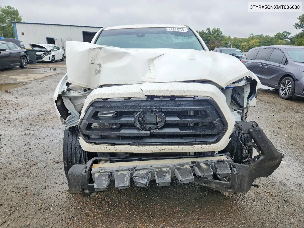 2021 TOYOTA TACOMA VIN 3TYRX5GNXMT006638 — фото 5