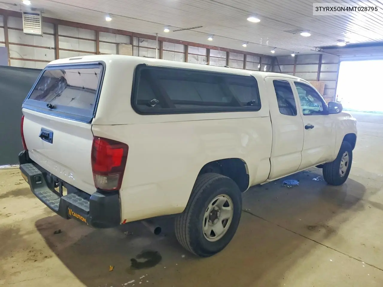 2021 TOYOTA TACOMA VIN 3TYRX5GN4MT028795 — фото 3