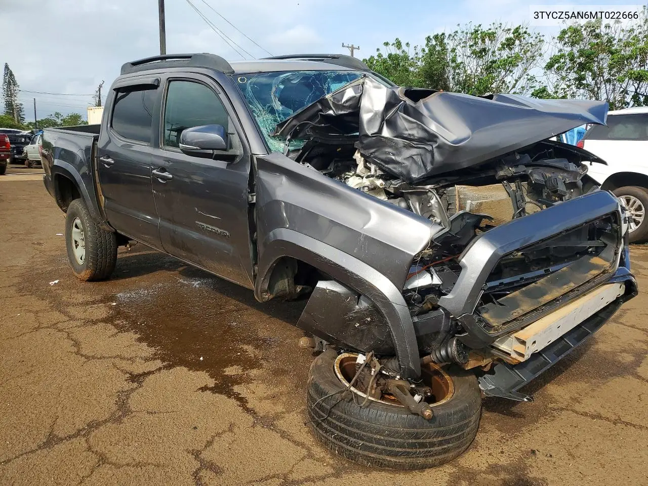 2021 TOYOTA TACOMA VIN 3TYCZ5AN6MT022666 — фото 4