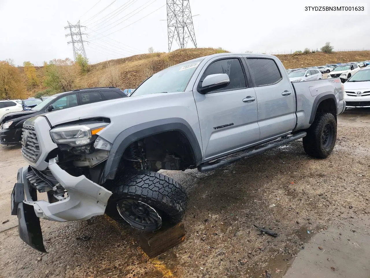 TOYOTA TACOMA 2021, VIN 3TYDZ5BN3MT001633
