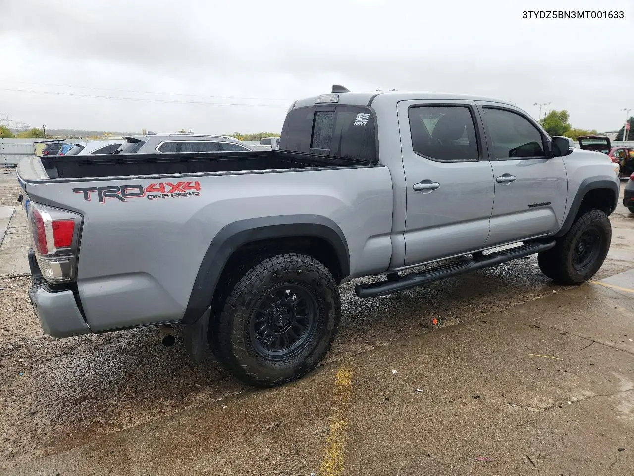2021 TOYOTA TACOMA VIN 3TYDZ5BN3MT001633 — фото 3