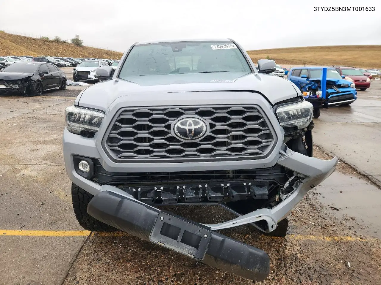 2021 TOYOTA TACOMA VIN 3TYDZ5BN3MT001633 — фото 5