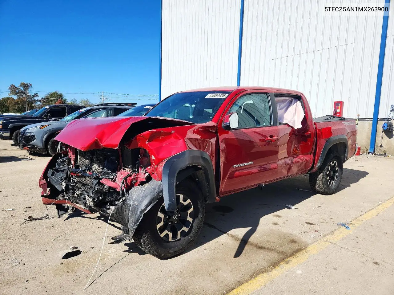 TOYOTA TACOMA 2021, VIN 5TFCZ5AN1MX263900