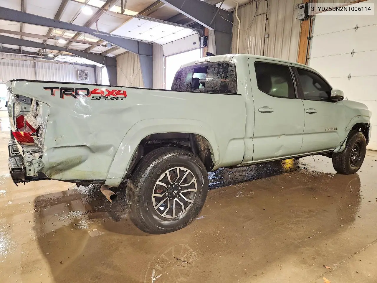2022 TOYOTA TACOMA VIN 3TYDZ5BN2NT006114 — фото 3