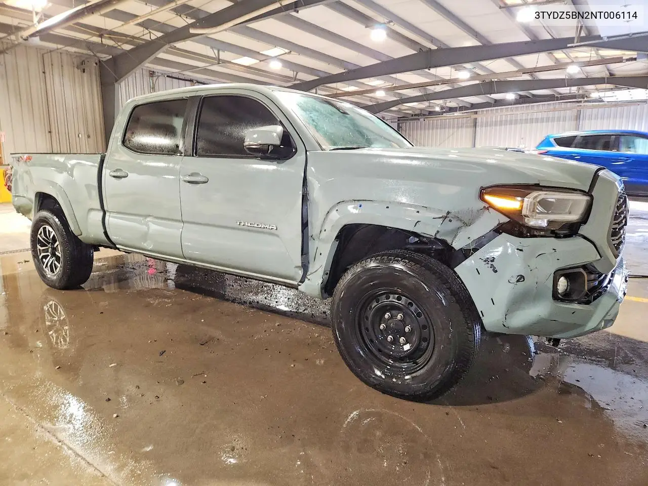 2022 TOYOTA TACOMA VIN 3TYDZ5BN2NT006114 — фото 4