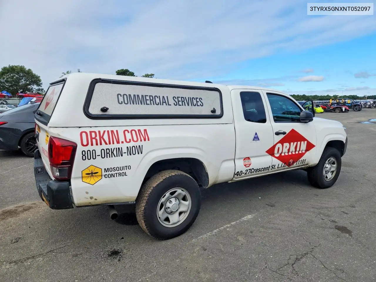 2022 TOYOTA TACOMA VIN 3TYRX5GNXNT052097 — фото 3