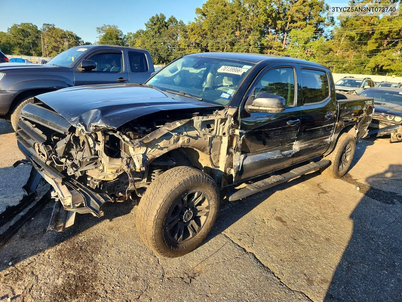 TOYOTA TACOMA 2022, VIN 3TYCZ5AN3NT073740
