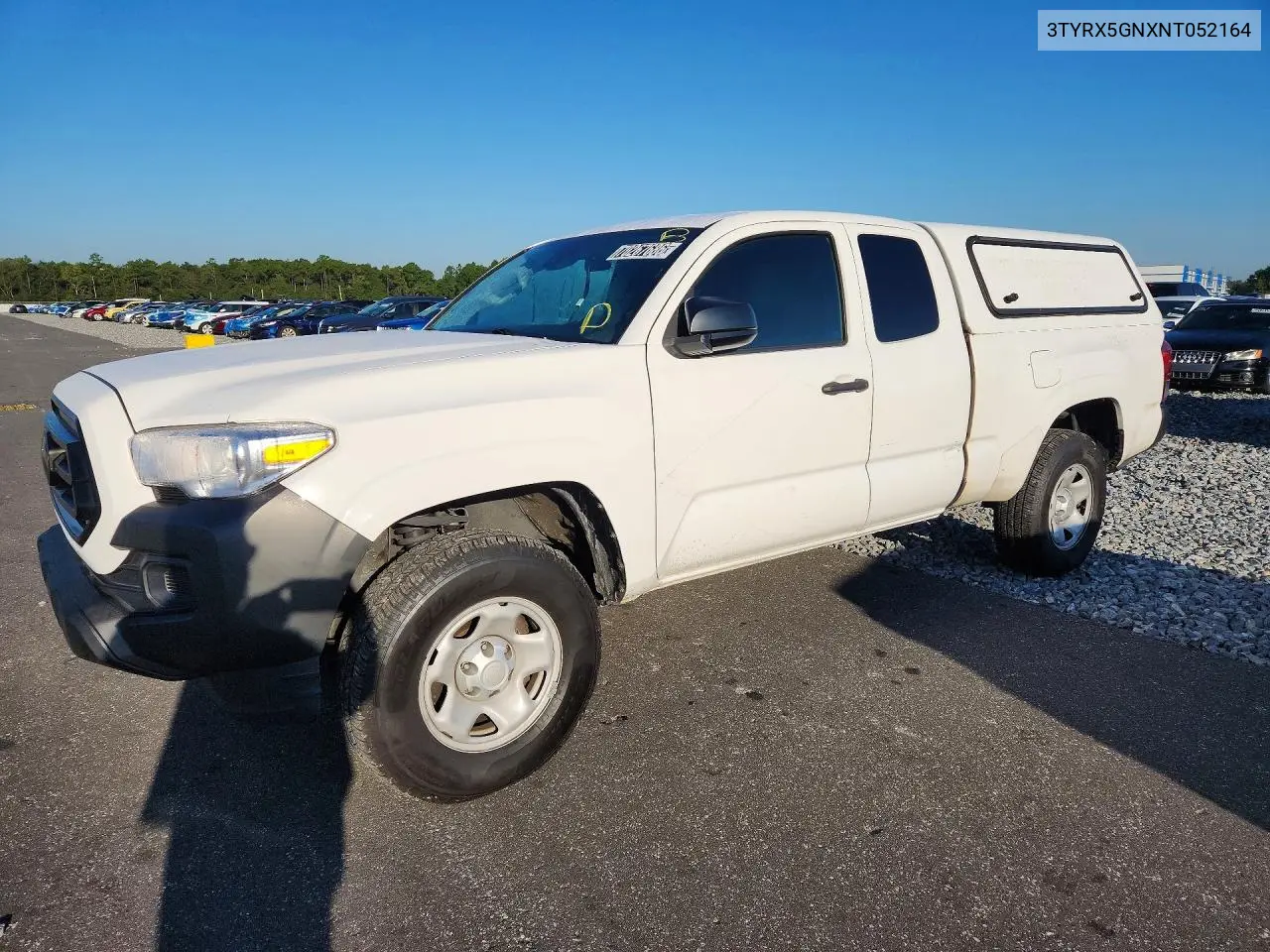 TOYOTA TACOMA 2022, VIN 3TYRX5GNXNT052164