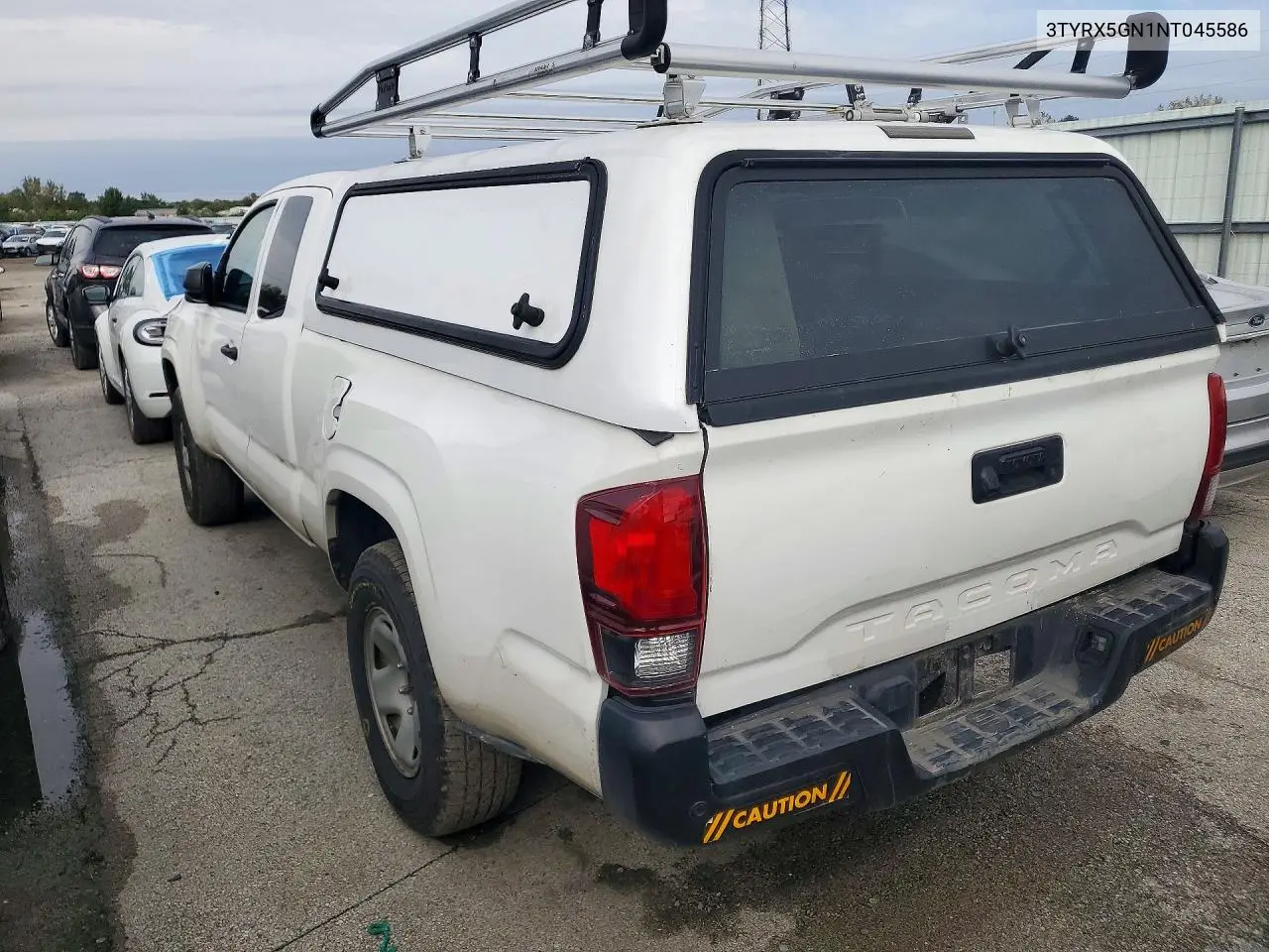 2022 TOYOTA TACOMA VIN 3TYRX5GN1NT045586 — фото 2