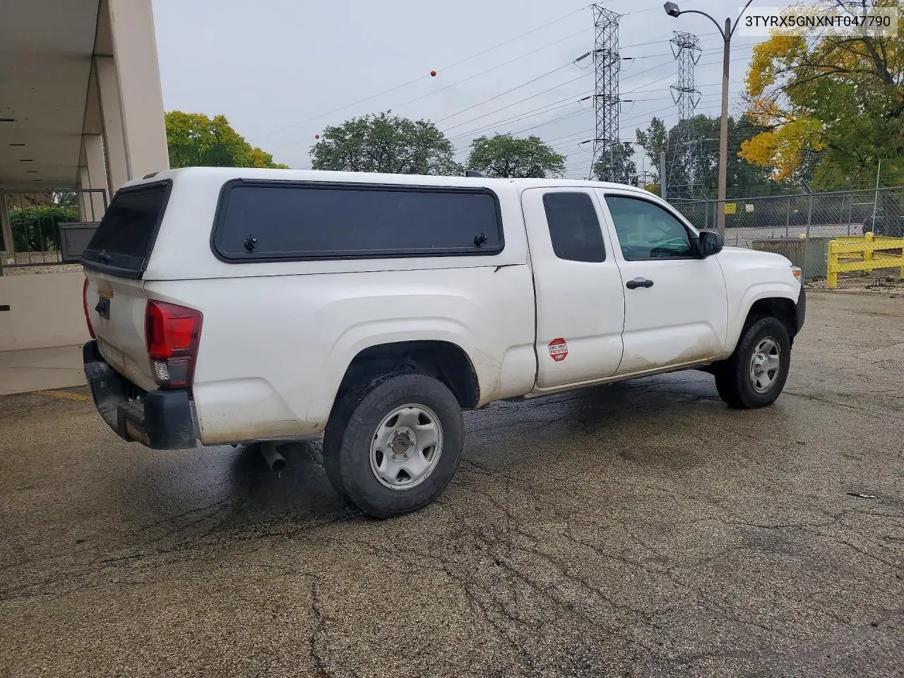 2022 TOYOTA TACOMA VIN 3TYRX5GNXNT047790 — фото 3