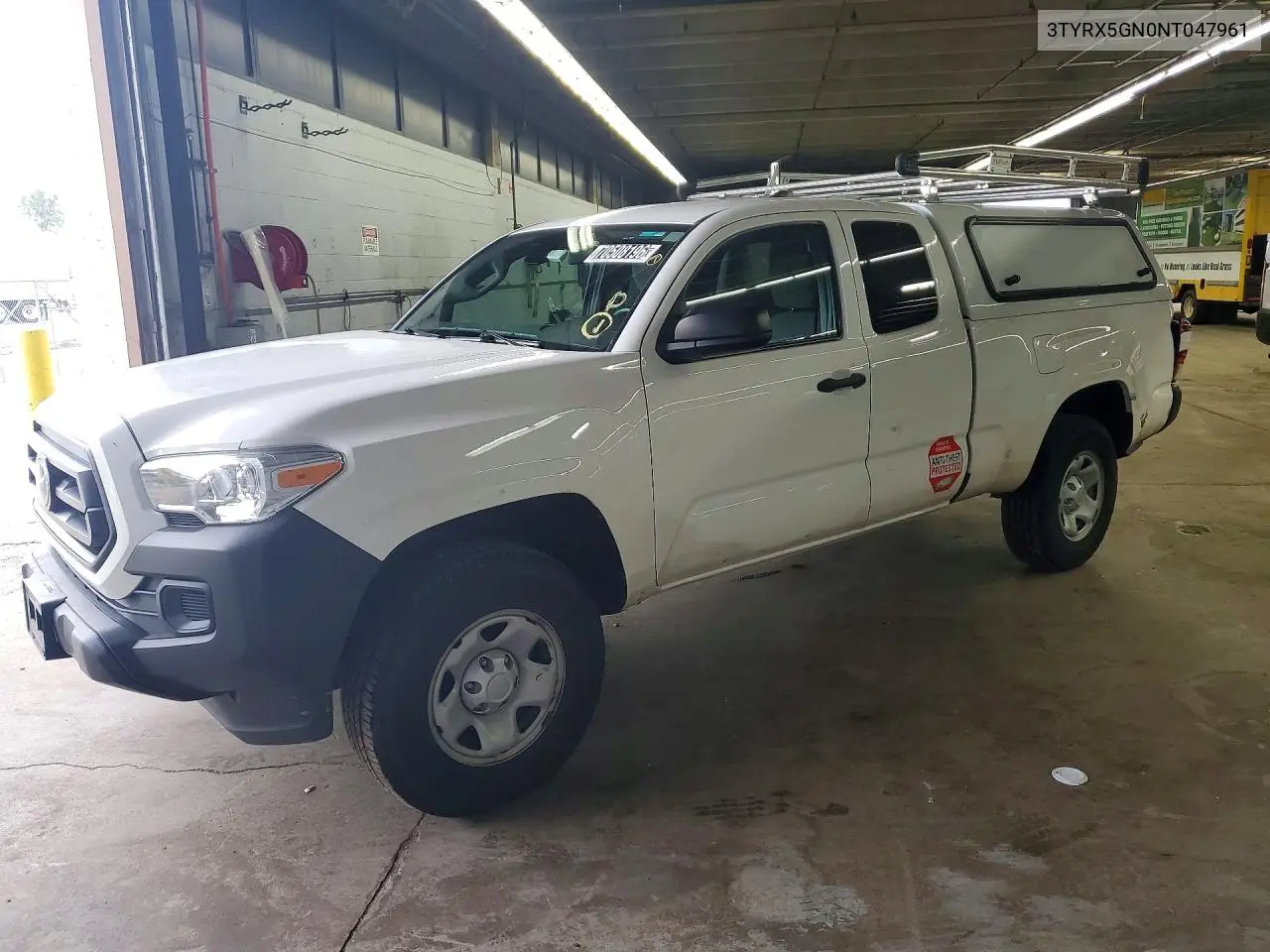 TOYOTA TACOMA 2022, VIN 3TYRX5GN0NT047961