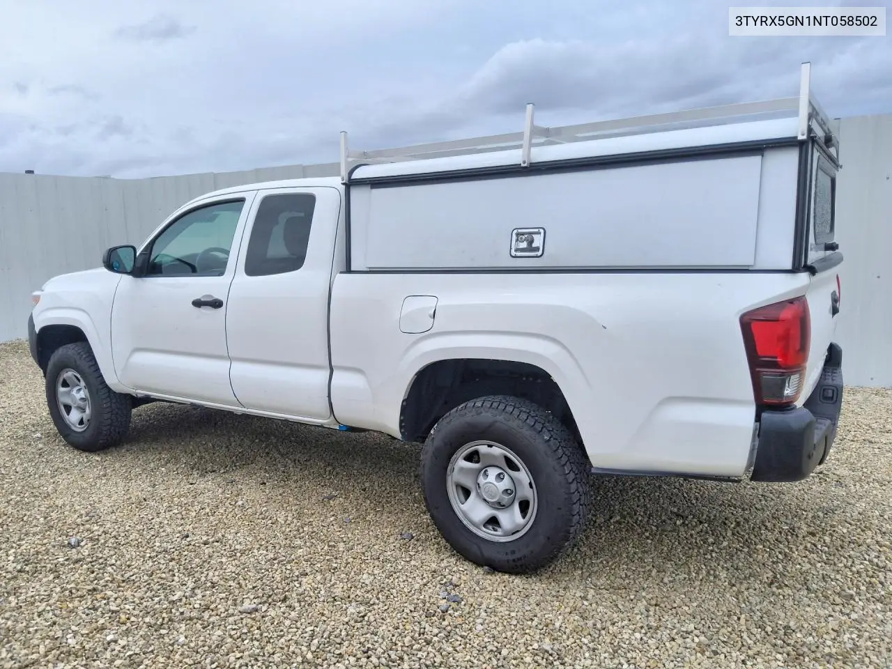 2022 TOYOTA TACOMA VIN 3TYRX5GN1NT058502 — фото 2