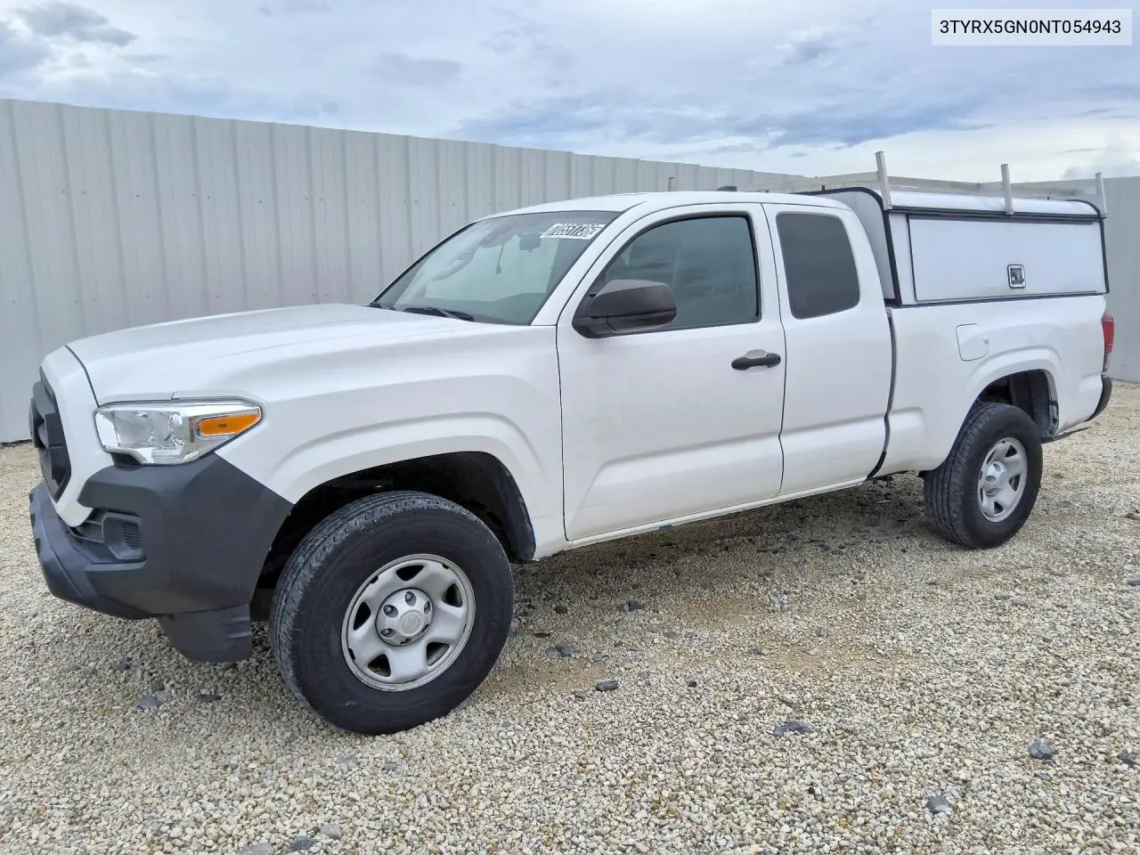TOYOTA TACOMA 2022, VIN 3TYRX5GN0NT054943