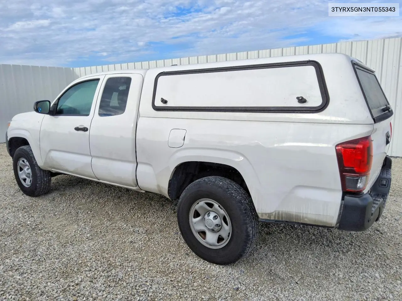 2022 TOYOTA TACOMA VIN 3TYRX5GN3NT055343 — фото 2