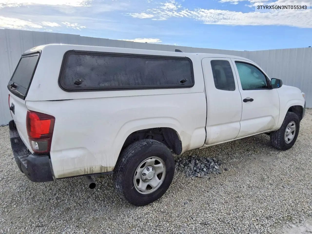 2022 TOYOTA TACOMA VIN 3TYRX5GN3NT055343 — фото 3