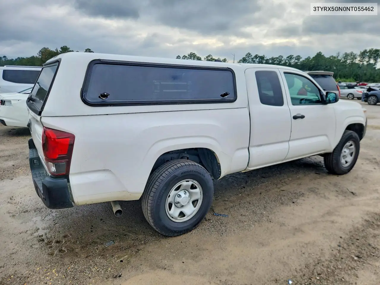 2022 TOYOTA TACOMA VIN 3TYRX5GN0NT055462 — фото 3