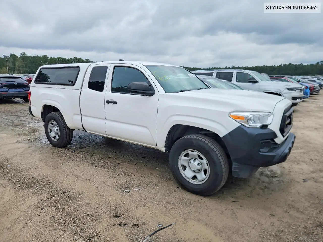 2022 TOYOTA TACOMA VIN 3TYRX5GN0NT055462 — фото 4