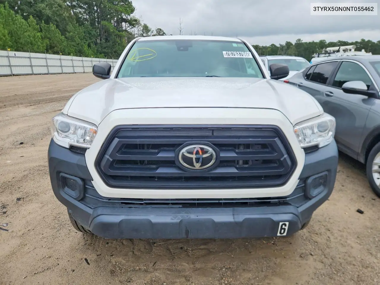 2022 TOYOTA TACOMA VIN 3TYRX5GN0NT055462 — фото 5