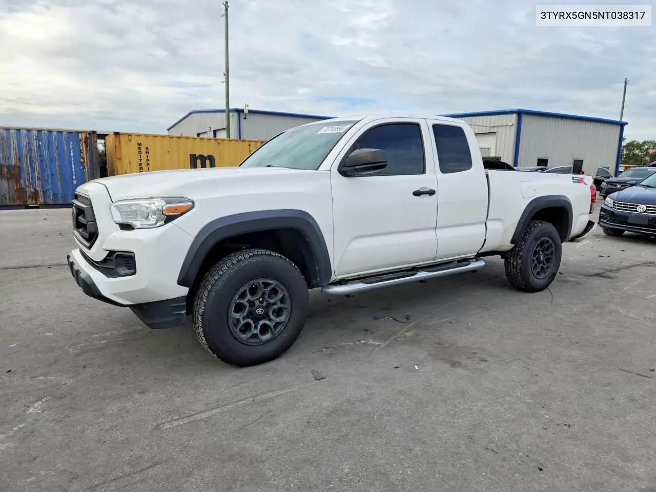 TOYOTA TACOMA 2022, VIN 3TYRX5GN5NT038317