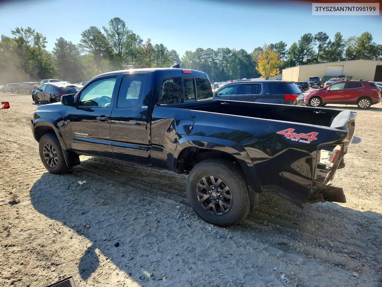 2022 TOYOTA TACOMA VIN 3TYSZ5AN7NT095199 — фото 2