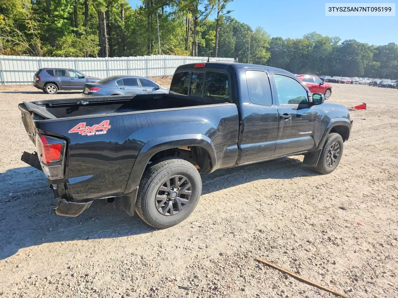2022 TOYOTA TACOMA VIN 3TYSZ5AN7NT095199 — фото 3