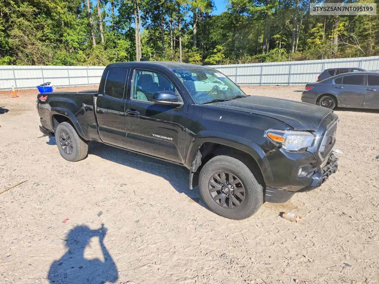 2022 TOYOTA TACOMA VIN 3TYSZ5AN7NT095199 — фото 4