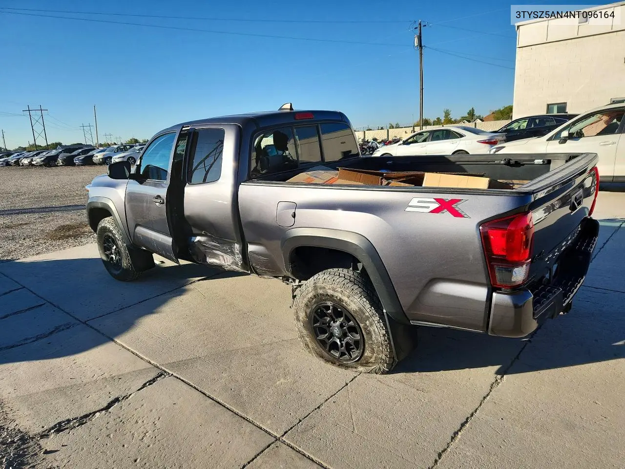 2022 TOYOTA TACOMA VIN 3TYSZ5AN4NT096164 — фото 2