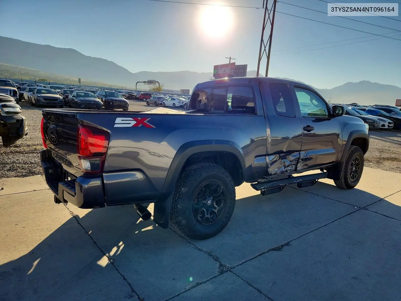 2022 TOYOTA TACOMA VIN 3TYSZ5AN4NT096164 — фото 3