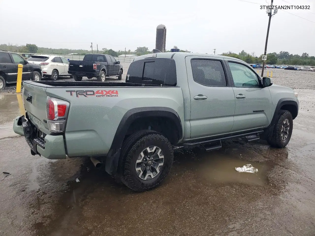 2022 TOYOTA TACOMA VIN 3TYCZ5AN2NT104332 — фото 3