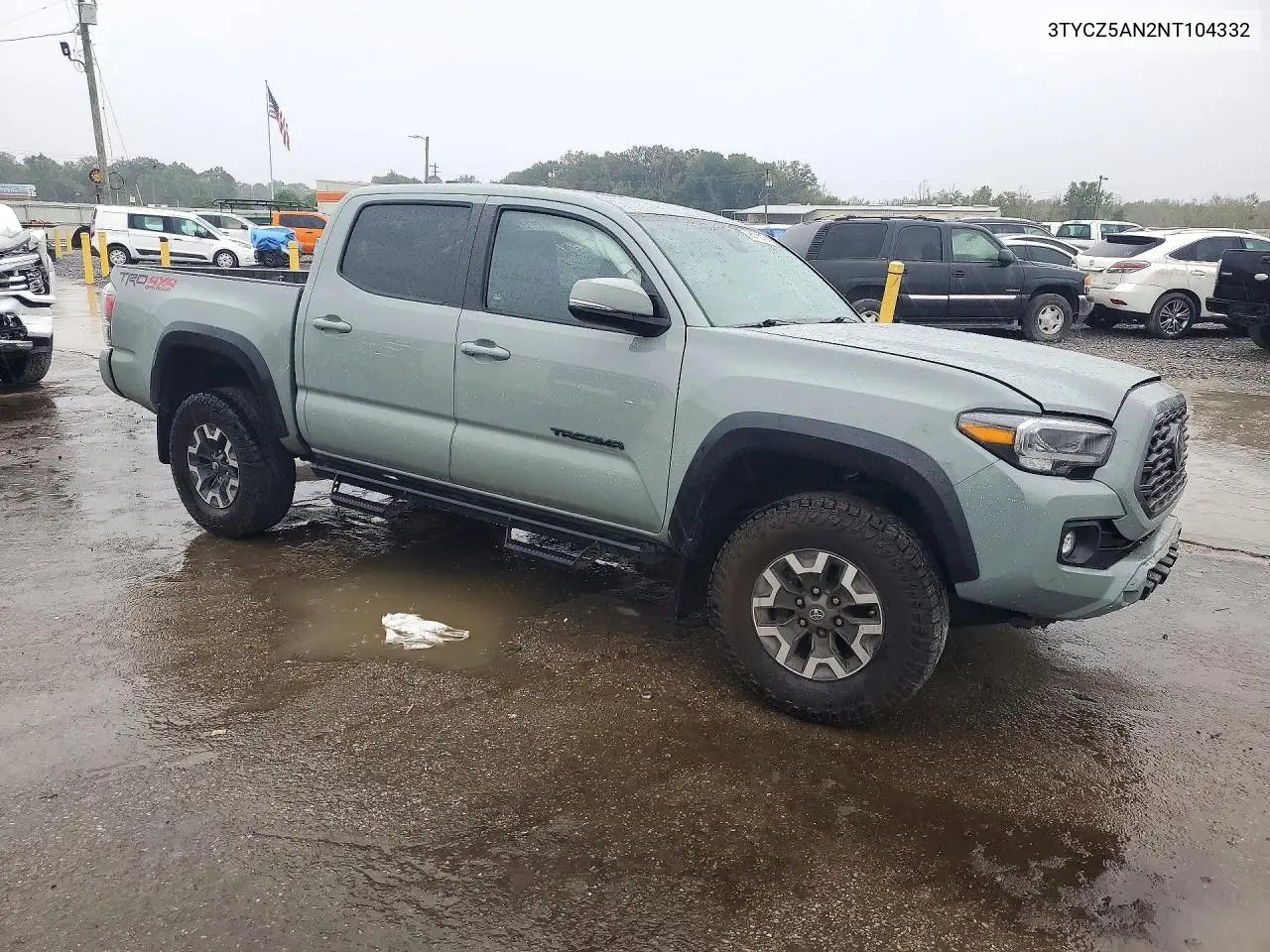 2022 TOYOTA TACOMA VIN 3TYCZ5AN2NT104332 — фото 4